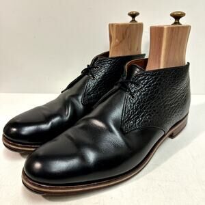 NEW HEELS Rancourt & Co. x Helm Bison Black Calf Chukka Boots Maine USA 13 D